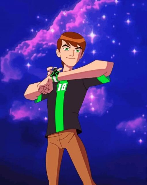 Ben 10 paint by number