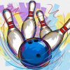 Bowling Illustration paint by number