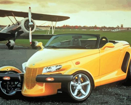 Chrysler Plymouth Prowler paint by number