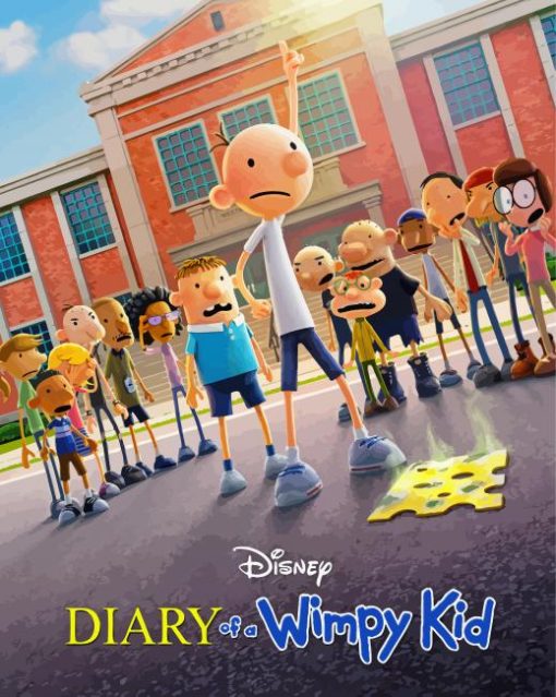 Diary Of A Wimpy Kid Poster paint by number