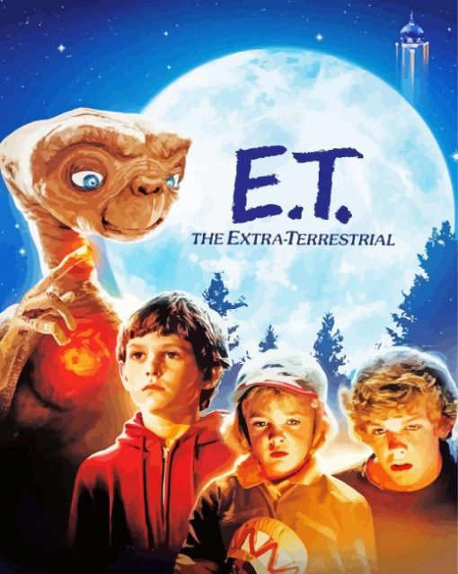 ET The Extra Terrestrial paint by number