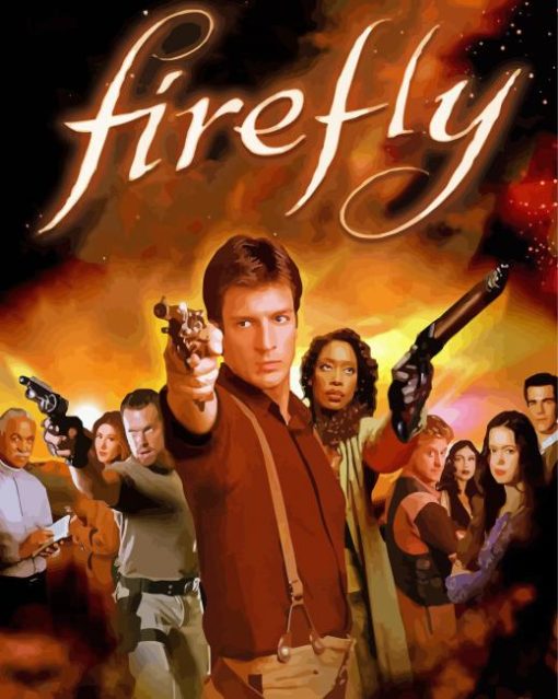 Firefly Poster paint by number