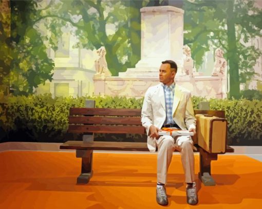 Forrest Gump Film paint by number