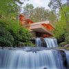 Frank Lloyd Wright Fallingwaters paint by number
