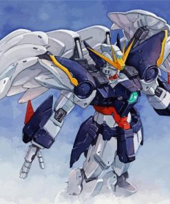 Gundam Wing paint by number