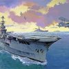 Hms Ark Royal Navy paint by number