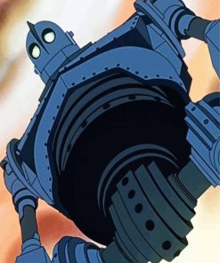 Iron Giant Animated Movie paint by number