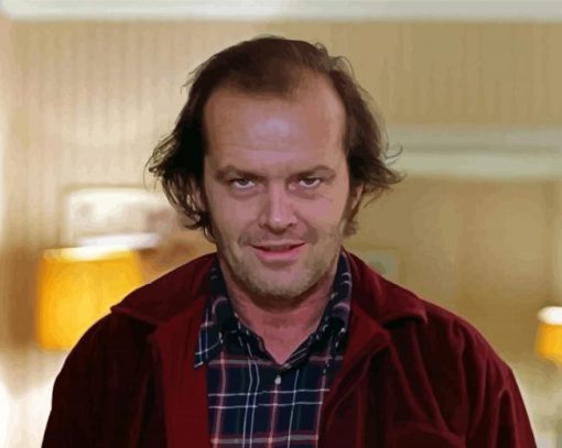 Jack Torrance The Shining Character paint by number
