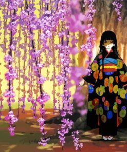 Japanese Anime Hell Girl paint by number