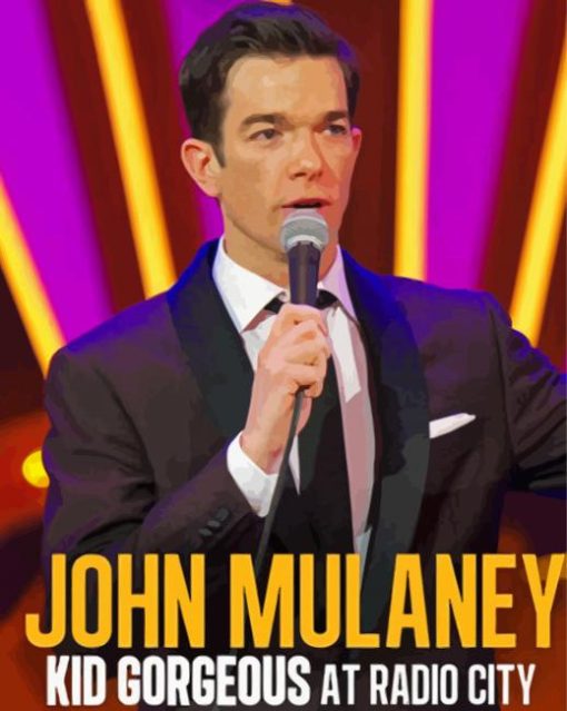 John Mulaney Poster Paint by number