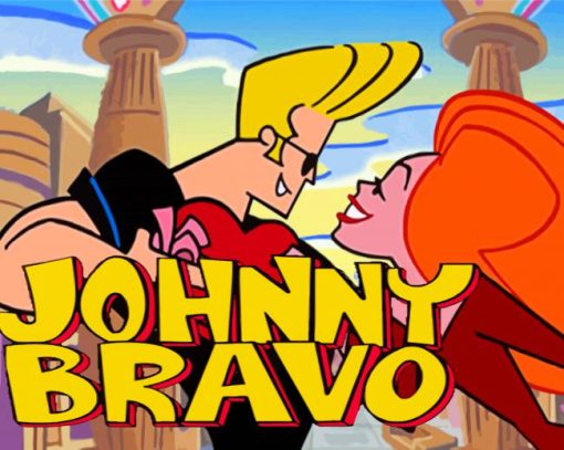 Johnny Bravo And His Lover paint by number