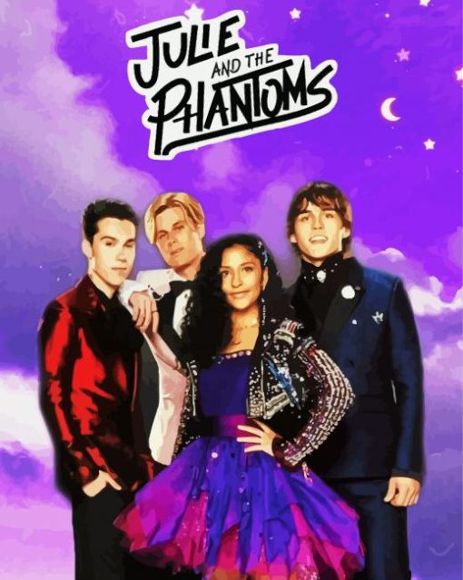 Julie And The Phantoms Poster paint by number
