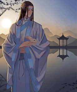 Lan Wangji The Untamed Anime paint by number