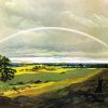 Landscape With Rainbow David Friedrich paint by number
