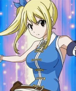 Lucy Heartfilia Anime paint by number