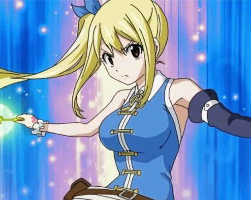 Lucy Heartfilia Anime paint by number