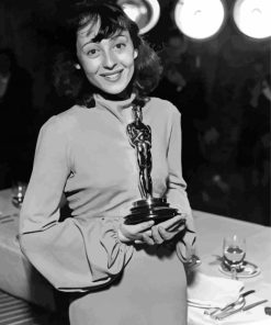 Luise Rainer Actress paint by number