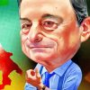 Mario Draghi Caricature paint by number