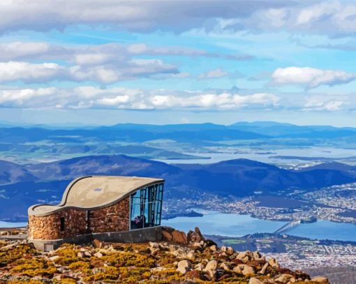Mount Wellington Hobart paint by number