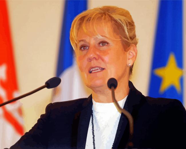 Nadine Morano French Politician paint by number