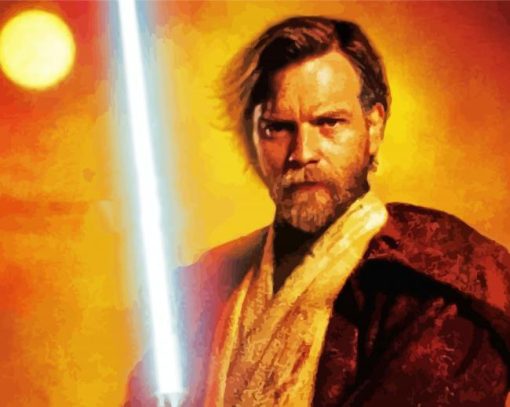 Obi Wan Kenobi paint by number