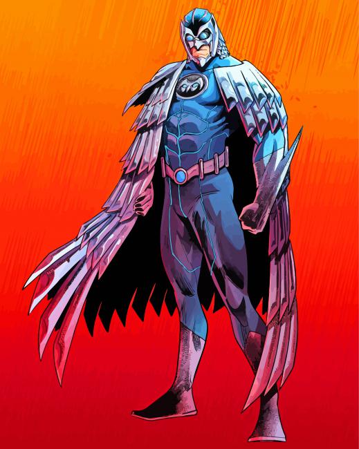 Owlman Art paint by number
