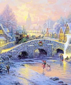 Painter Of Light Thomas Kinkade paint by number