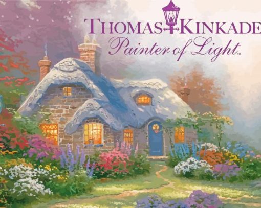 Painter Of Light Kinkade paint by number