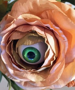 Peachy Eye Flower paint by number