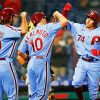Philadelphia Phillies Players paint by number