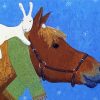 Rabbit On Horse paint by number