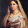 Raffaello Sanzio Woman With A Veil paint by number