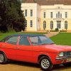 Red Ford Cortina Car paint by number