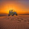 Rzr At Sunset In Desert paint by number