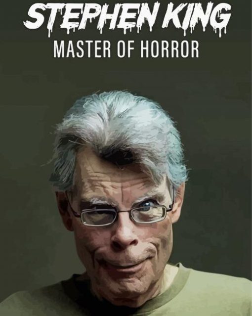 Stephen king Master Of Horror paint by number