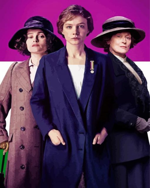 Suffragette Characters paint by number