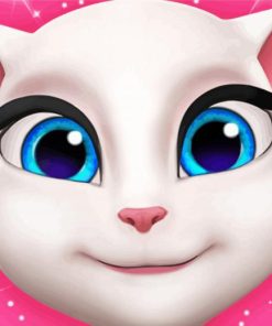 Talking Angela paint by number