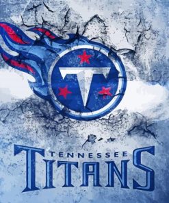 Tennessee Titans Logo paint by number