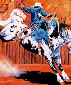 The Bareback Rider paint by number
