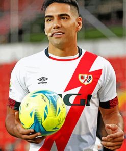 The Colombian Football Player Radamel Falcao paint by number