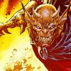 The Demon Etrigan Comic Book Character paint by number