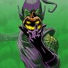 The Green Goblin And Pumpkin paint by number