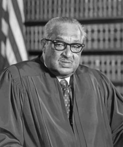 Thurgood Marshall Lawyer paint by number