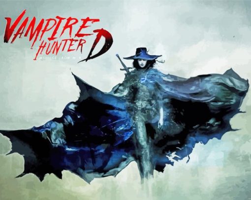 Vampire Hunter D paint by number
