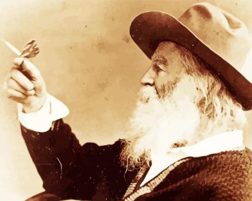 Walt Whitman paint by number