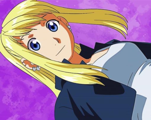 Winry Rockbell paint by number