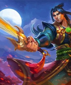 Zhin Paladin paint by number