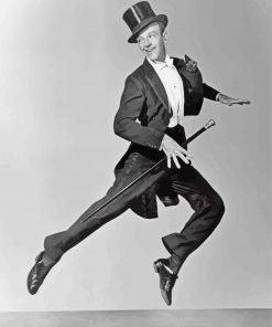 Actor Fred Astaire paint by number