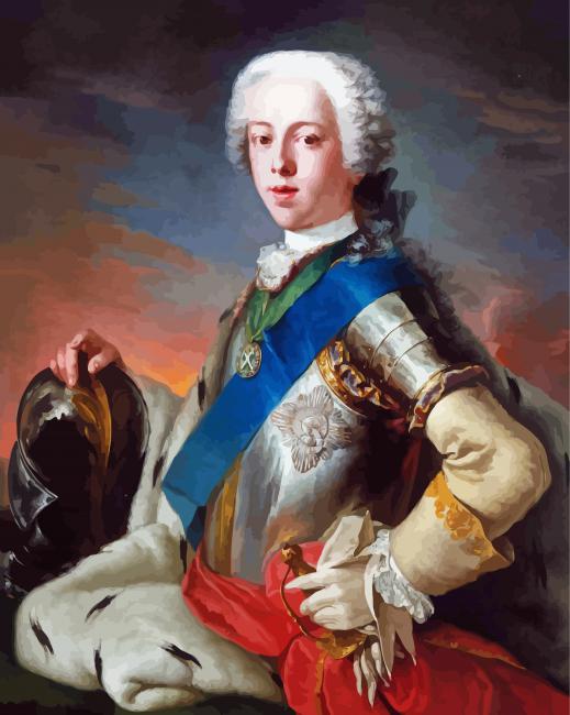 Aesthetic Bonnie Prince Charlie paint by number