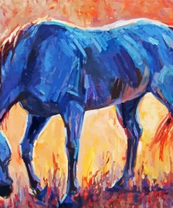 Aesthetic Impressionist Horse paint by number